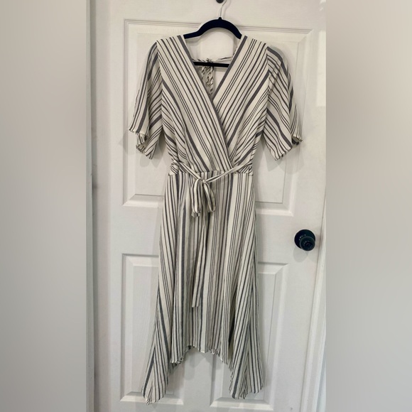 Maurices Dresses & Skirts - Maurices Black and White Striped Midi Dress